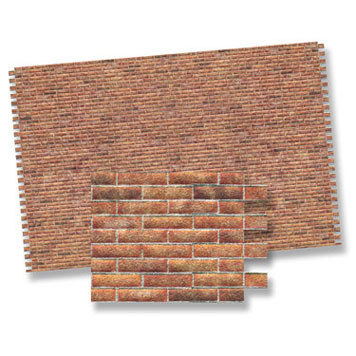 Dollhouse Miniature Brick Wall Material 